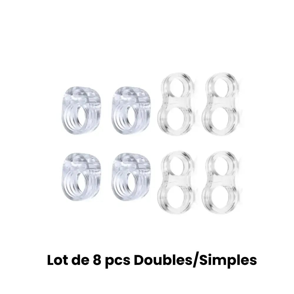 Lot (4 à 24) – Butées de porte, protection poignée en silicone, bumpers simples