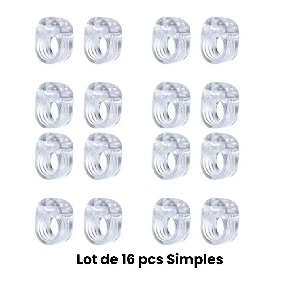 Lot (4 à 24) – Butées de porte, protection poignée en silicone, bumpers simples