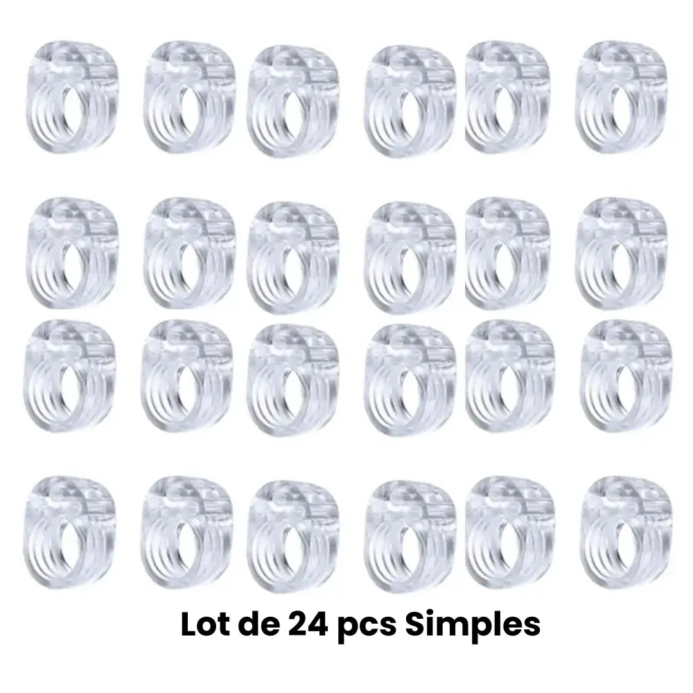 Lot (4 à 24) – Butées de porte, protection poignée en silicone, bumpers simples