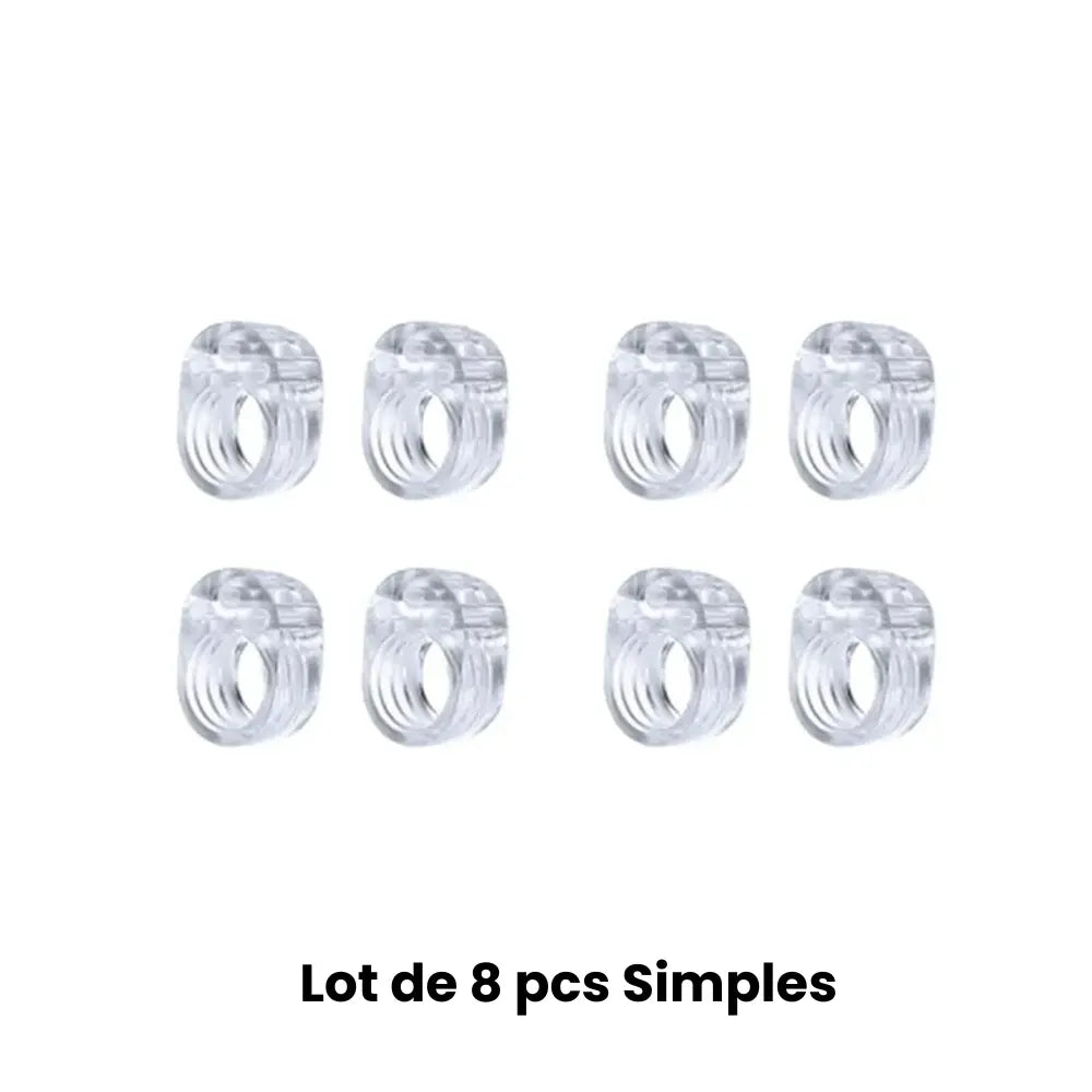 Lot (4 à 24) – Butées de porte, protection poignée en silicone, bumpers simples