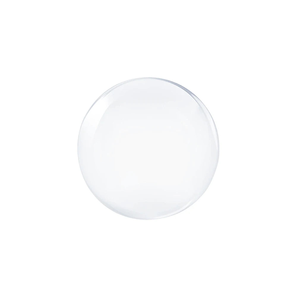 Butée de porte ronde transparente – diamètre 40/50 mm – silicone discret et anti-choc