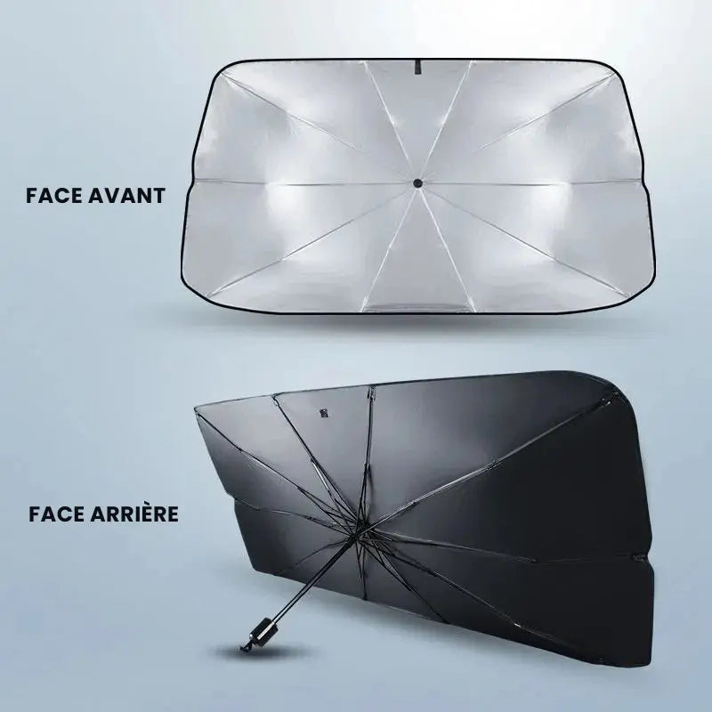 Pare-soleil voiture double face – Protection UV réfléchissante & fixation renforcée, design pliable
