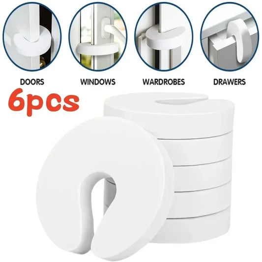Lot de 6 bloque-portes anti-pincement pour enfants — mousse ultra douce, sécurité bébé, protection des doigts, stop porte