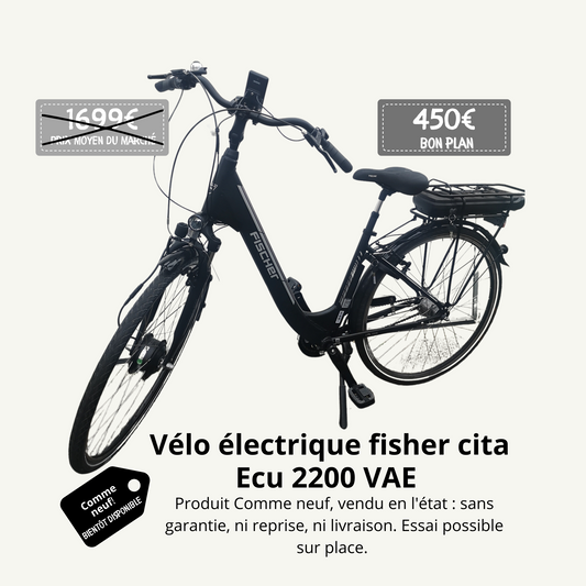 Vélo électrique urbain VAE: 28" - Fischer Cita ECU 2200 (Allemagne)